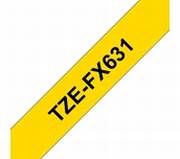 TZe-631 schwarz auf gelb, laminiert